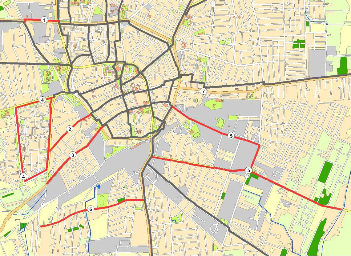 kerékpárút debrecen térkép Kerékpárút fejlesztés Debrecenben   BringaBuzi™ kerékpárút debrecen térkép